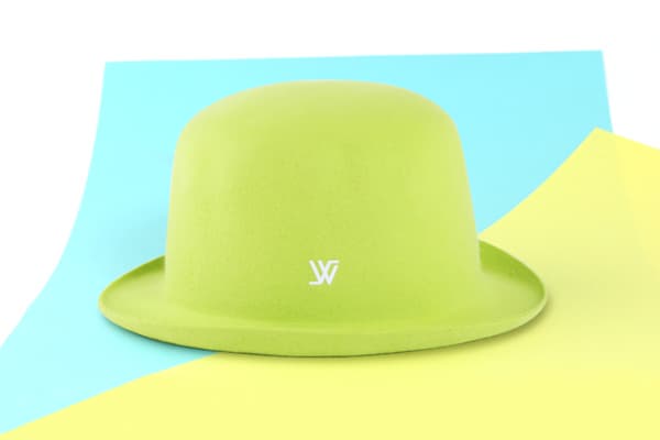 WHITE SANDS Macaron Wool Felt Hat One Size Neon